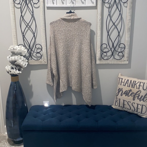 FREE PEOPLE BFF CARDIGAN IVORY MARBLED M NWOT NEVER WORN - Picture 7 of 8